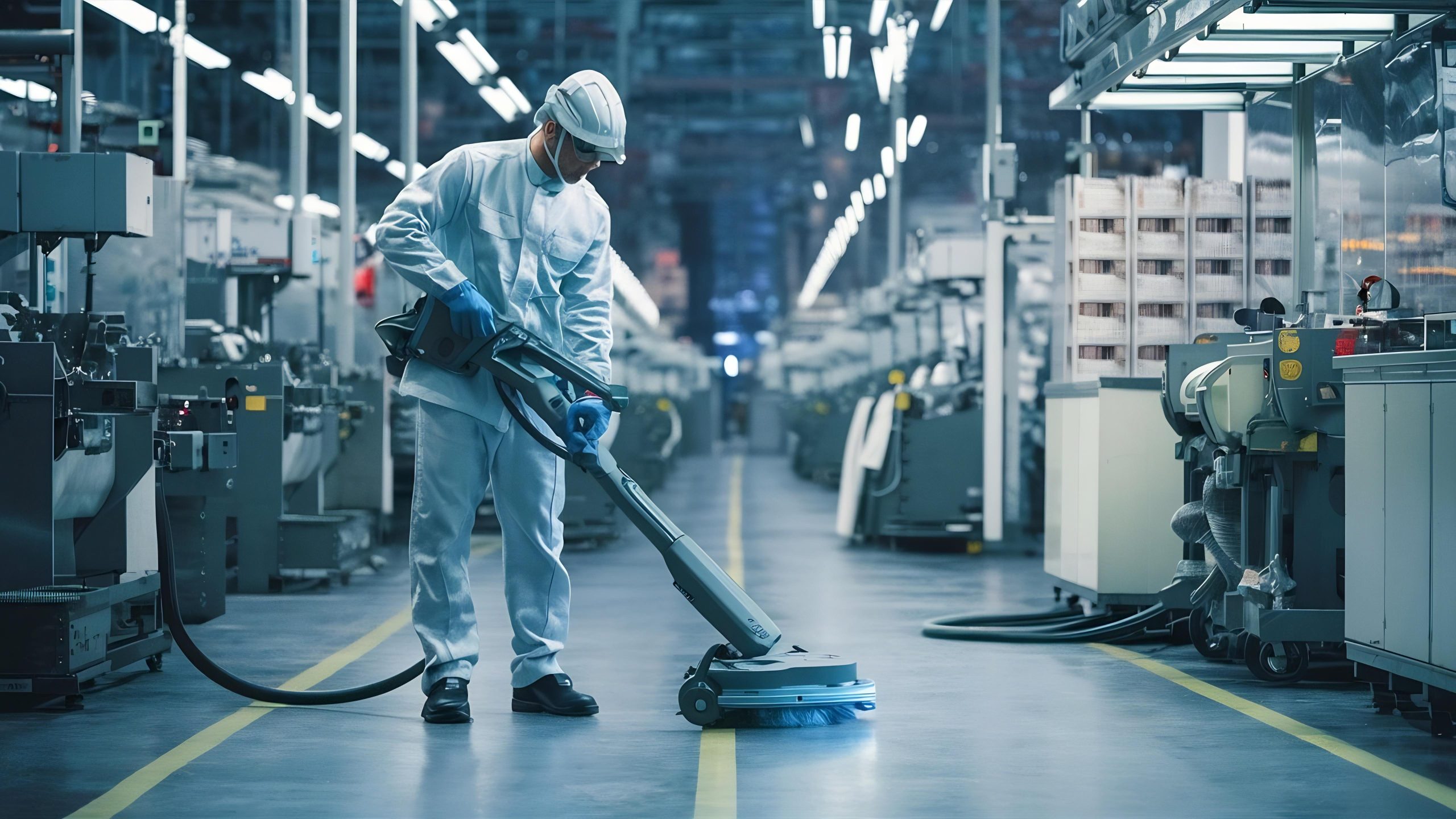 professional-cleaner-wearing-protection-uniform-cleaning-floor-production-plant